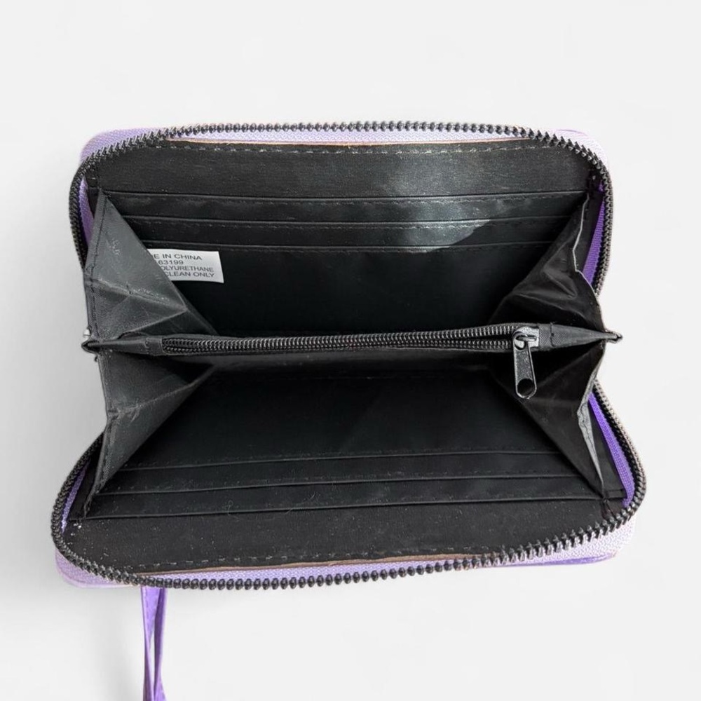 Purple Butterfly Wristlet Wallet - Picture 2 of 2